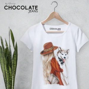 Playera Camiseta Chocolate Jeans - Beis